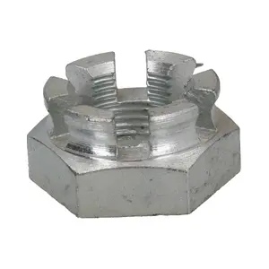 M20 x 1.5 Slotted Castle Nut for Trailer Wheel Hubs Castellated Hub Bearing Nut