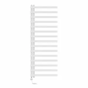 Right Radiators Prefilled Thermostatic Electric Heated Towel Rail Designer Rads Ladder Warmer - 1600x600mm White