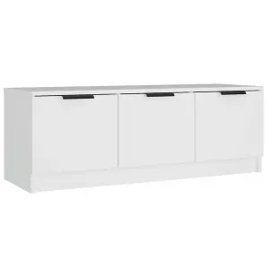 vidaXL TV Cabinet White 102x35x36.5 cm Engineered Wood