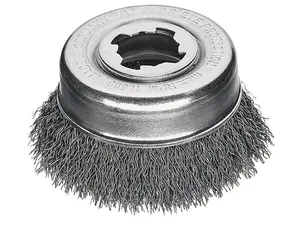 Lessmann 423.16X X-Lock Crimped Cup Steel Brush 85mm Non Spark LES42316X