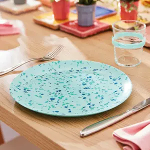 25cm Dinner Plate (Set of 6) Turquoise