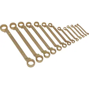 13-Piece Beryllium Copper Non-Sparking Spanner Set for Professionals and DIY Enthusiasts