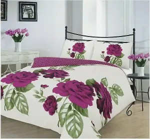 ISABELLA Printed Floral Duvet Cover Quilt cover Bedding Set with Pillow Case