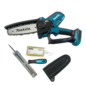 Makita 18v Cordless Chainsaw Pruner + Blower Vacuum Bag Pack + DUB187Z + DUC150Z