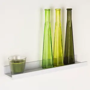 Display Floating Shelf Kit White / 4.6cm H x 48cm W x 10cm D