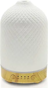 Essential Oil Diffuser Aromatherapy Air Cool Mist Diffuser 100Ml Ceramic Aroma Scent Diffusers Humidifier With Auto Shut Off Ultrasonic Quiet/4