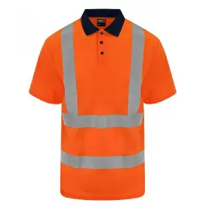 PRO RTX Mens High Visibility Polo Shirt