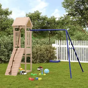 Berkfield Outdoor Playset Solid Wood Pine