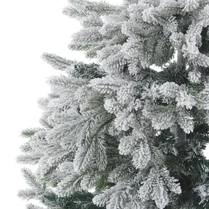 Foraker Artificial Pine Christmas Tree 3.94ft H x 2.79ft W x 2.79ft D