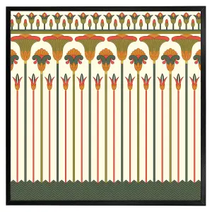 Egyptian ornament (Picutre Frame) / 24x24" / Oak