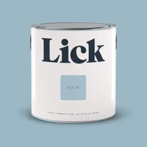 Lick Blue 04 Eggshell Emulsion paint, 2.5L