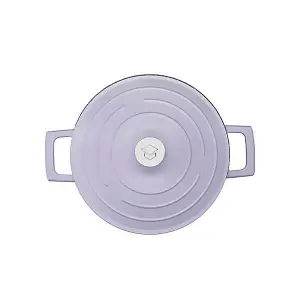 MasterClass Cast Aluminium 20cm Casserole Dish, Lavender