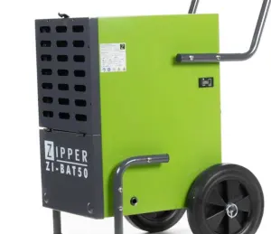 Zipper BAT50 Industrial Dehumidifier, 900W, 50L/pd 5ltr Tank