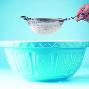 Set of 2 Colour Mix Mixing Bowl Turquoise 29cm