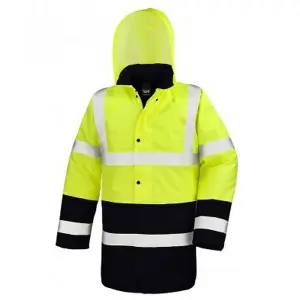 Result Adults Unisex Core Motorway Two Tone Safety Jacket