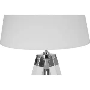 Interiors by Premier Bailey White Tripod Floor Lamp