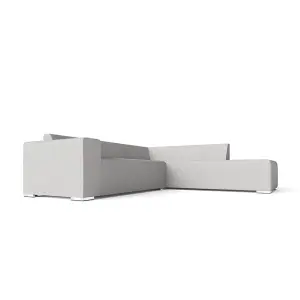 Emelda Grace Dennis Corner Sofa - Right Hand - Grey