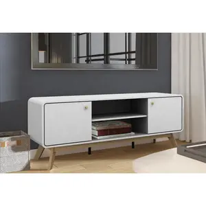 Justine TV Stand for TVs up to 60" White