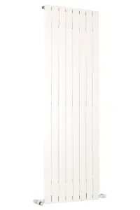 Ximax Vertirad Single HW160044W White Vertical Designer 2544BTU Radiator, (W)445mm x (H)1600mm