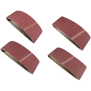 Belt Power File Sander Abrasive Sanding Belts 610mm x 100mm Mixed Grit 20pk