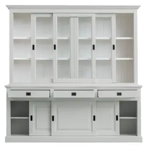 Anneros Display Cabinet Aesthetic White