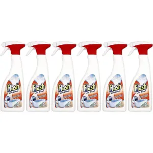 Flash Bleach Spray Power & Hygiene 500ml Pack of 6