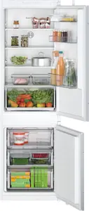 Bosch KIN86NSE0G 60:40 Built-in Frost free Fridge freezer - White