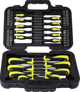 58Pc Screwdriver Set In Case Tool Kit Torx Bit Precision Phillips Slotted