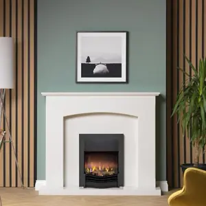 DIMPLEX Dumfries DMF20BL BLACK Optiflame 3D Electric 2KW Inset Fire REMOTE CONTROL