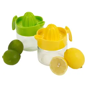 URBN-CHEF Lemon Squeezer Manual Citrus Fruit Juicer Lime Orange Fruit Press Juice Yellow