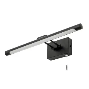 Litecraft Picture Light Black IP44 Rated Wall Light