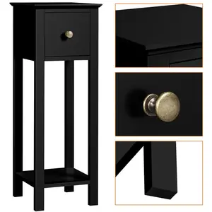  Side Table Set (Set of 2) Black