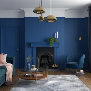 Dulux Trade Heritage Deep Ultramarine Velvet matt Wall paint, 2.5L