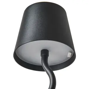 Wireless Metal Table Lamp Black VOUGA