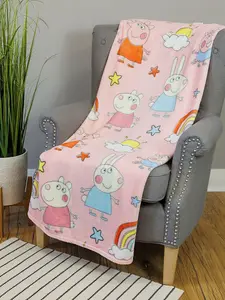 Peppa Pig Playful Rotary Fleece Blanket