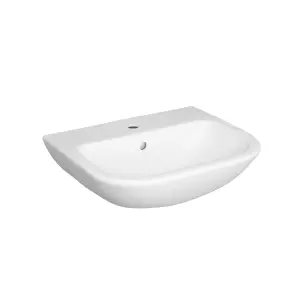 VitrA S20 One Tap Hole Cloakroom Washbasin, 50cm