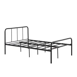 Garbo Bed Frame Black / Small Double (4')