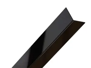 ILCOM decorative profile L 20mm x 2440mm x 0.6mm Black Polished Stainless Steel