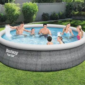 Bestway Fast set Swimming pool with pump (H) 107cm