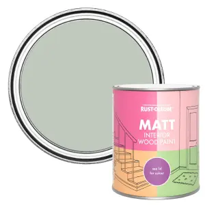 Rust-Oleum Chalk Green Matt Interior Wood Paint  750ml