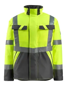 Mascot Safe Light Penrith Winter Jacket (Hi-Vis Yellow/Dark Anthracite)  (XX Large)