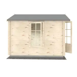 Shire Barnsdale 10x10 Log Cabin 19mm Logs