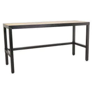 Sealey Workbench 1.8 Meters Steel With 25mm MDF Wood Top Worktop 500kg AP0618