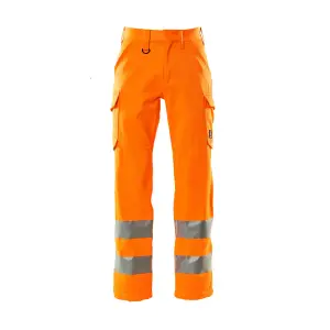 Mascot Safe Light Thigh Pocket Trousers (Hi-Vis Orange)  (34.5) (Leg Length - Short)