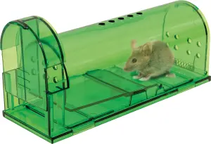 Pack of 2 Indoor Outdoor Small Humane Mice Mouse Rat Rodent Trap Catcher Cage