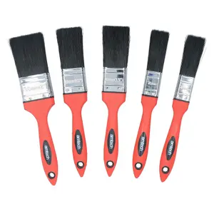 5pc Paint No Bristle Loss Brush Set Painters and Decorators Decorating Brushes