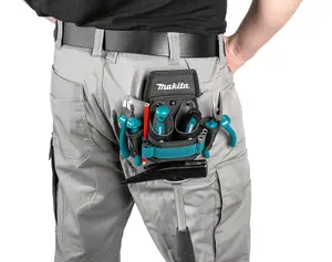 Makita E-15285 3 Way Hammer + Tool Holder for Tool Belts Leather + Strap System