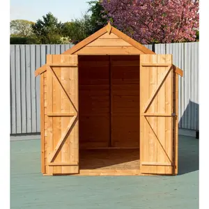 6 ft. W x 8 ft. D Garden Value Shed with Double Doors