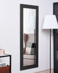 Beliani Retro Wall Mirror PLAISIR Black