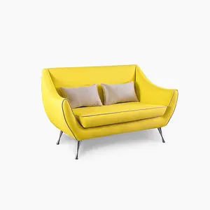 Emelda Grace Rita Small Sofa - Yellow